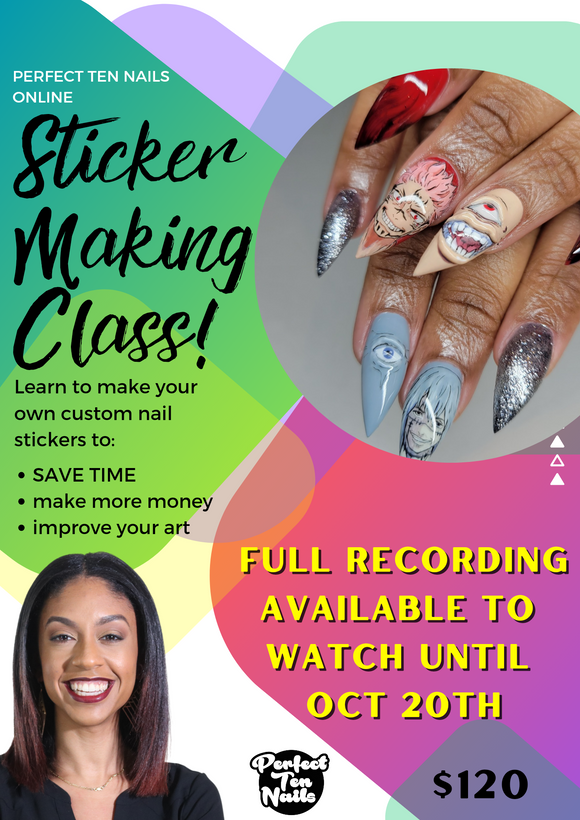 Sticker Making Class FULL RECORDING