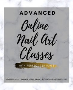 Online Nail Art Class-ADVANCED